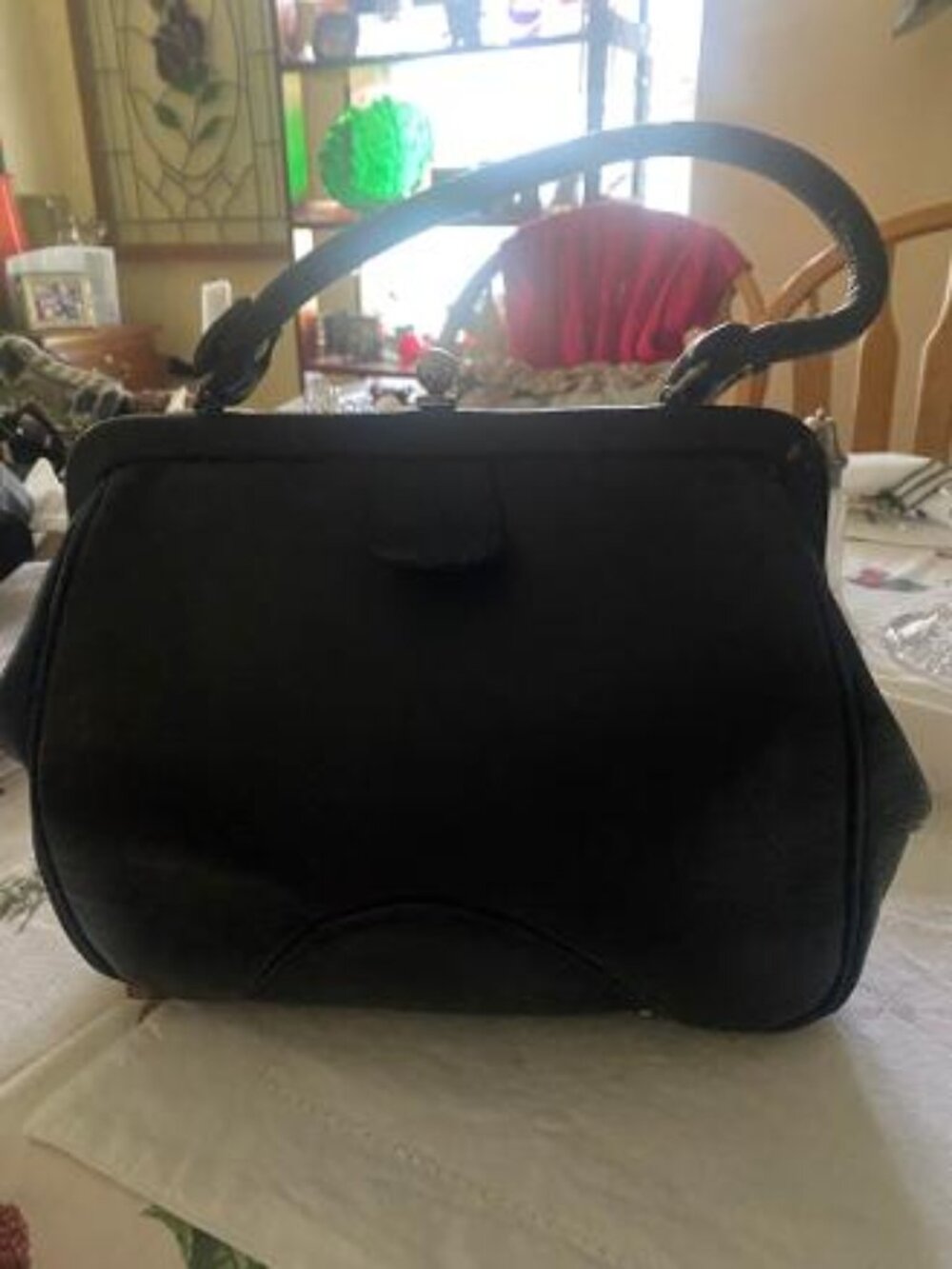 Ladies Black leather purse